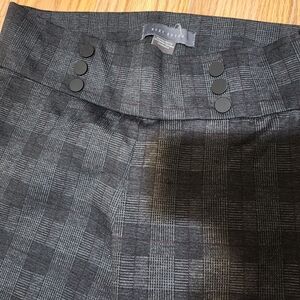 Suzy Shier Gray Plaid Women's Skirt